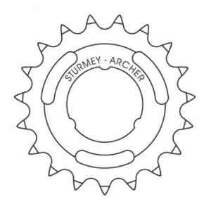 STURMEY 21T. PIÑÓN - 3/32"...