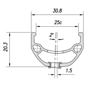 LLANTA MACH1 20" KARGO DISC...