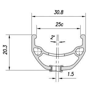 LLANTA MACH1 24"x25Cx36H...