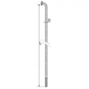 RADIO 2.0 x 226mm INOX