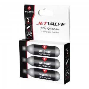 3 BOMBONAS CO2 JETVALVE 16gr