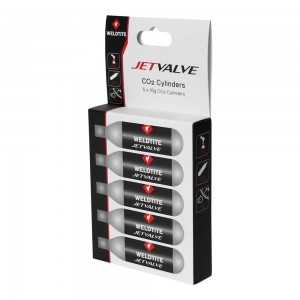 5 BOMBONAS CO2 JETVALVE 16gr