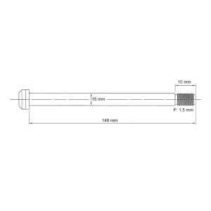 EIX PASSANT 15mm...