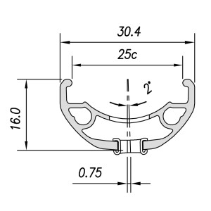 LLANTA MACH1 27”x25Cx32H...